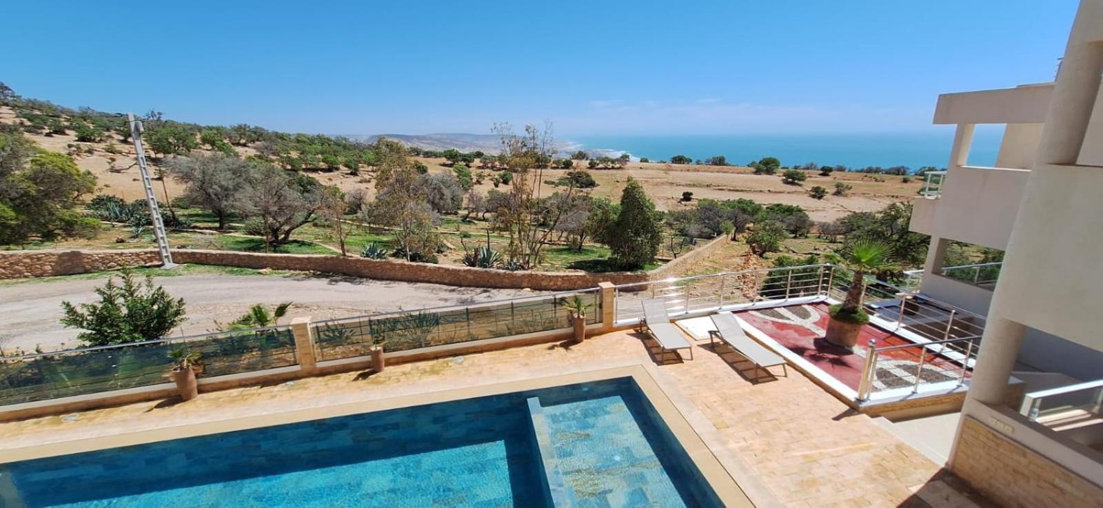 Ferienwohnung Duplex Taghazout Ocean With Pool & Fitness Exterior foto